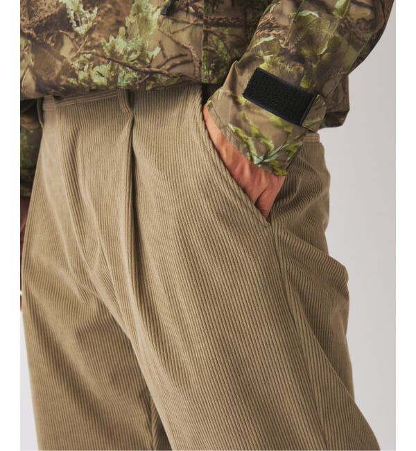 JOURNAL STANDARD relume「TECH &rdquo;SOLOTEX(R)&rdquo; コーデュロイウォッシャブル イージースラックス」|スラックス|