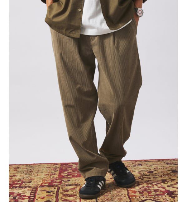 JOURNAL STANDARD relume「TECH &rdquo;SOLOTEX(R)&rdquo; コーデュロイウォッシャブル イージースラックス」|スラックス|