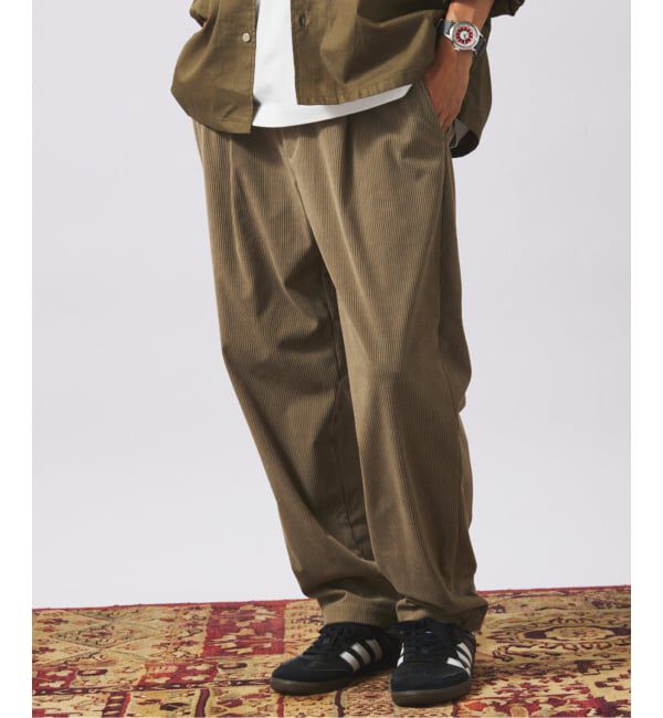 JOURNAL STANDARD relume「TECH &rdquo;SOLOTEX(R)&rdquo; コーデュロイウォッシャブル イージースラックス」|スラックス|