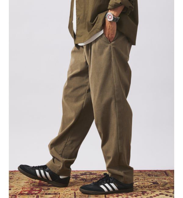 JOURNAL STANDARD relume「TECH &rdquo;SOLOTEX(R)&rdquo; コーデュロイウォッシャブル イージースラックス」|スラックス|