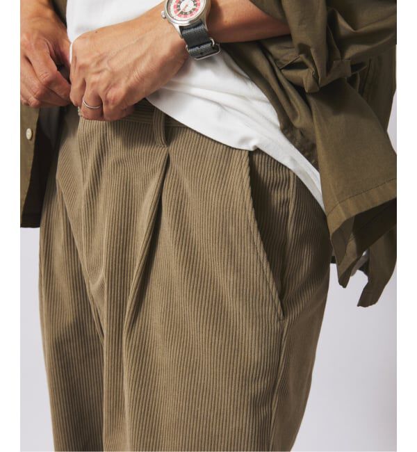 JOURNAL STANDARD relume「TECH &rdquo;SOLOTEX(R)&rdquo; コーデュロイウォッシャブル イージースラックス」|スラックス|