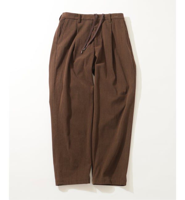 JOURNAL STANDARD relume「TECH &rdquo;SOLOTEX(R)&rdquo; コーデュロイウォッシャブル イージースラックス」|スラックス|ブラウン
