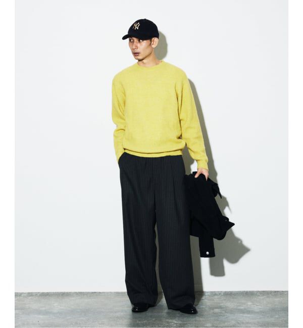 JOURNAL STANDARD「YAK / ヤク アルパカ ブレンド タック ニット」|ニット・セーター|