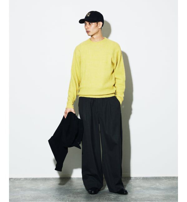 JOURNAL STANDARD「YAK / ヤク アルパカ ブレンド タック ニット」|ニット・セーター|