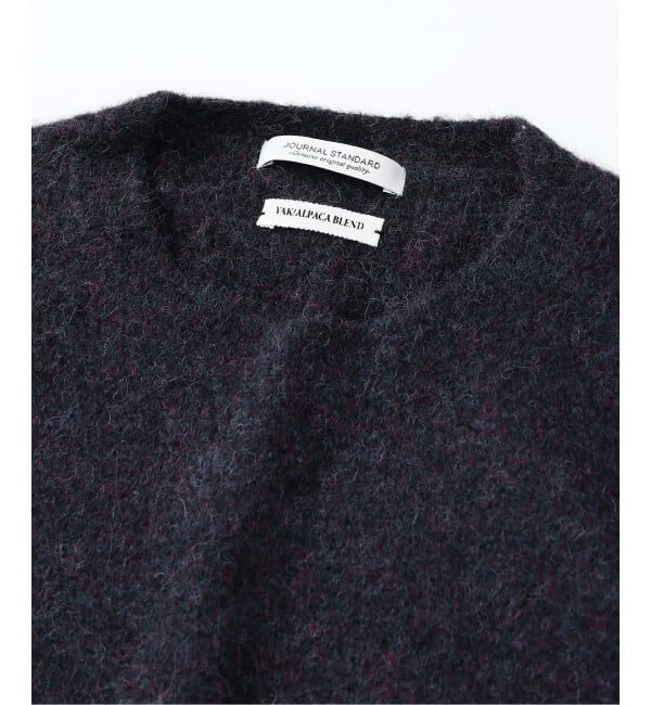 JOURNAL STANDARD「YAK / ヤク アルパカ ブレンド タック ニット」|ニット・セーター|