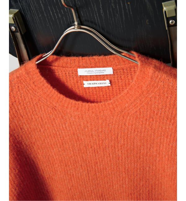 JOURNAL STANDARD「YAK / ヤク アルパカ ブレンド タック ニット」|ニット・セーター|