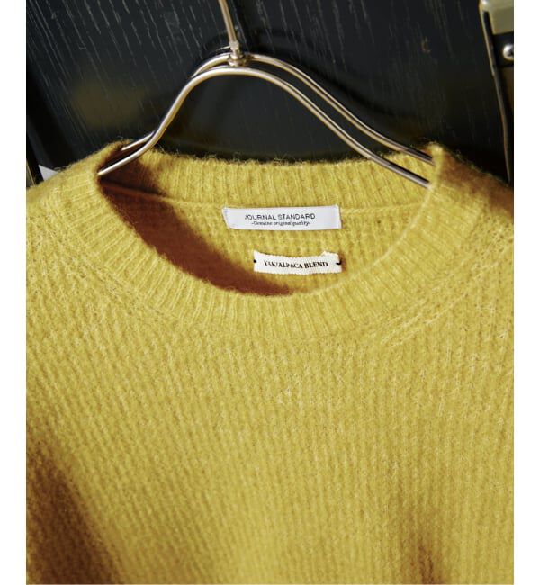 JOURNAL STANDARD「YAK / ヤク アルパカ ブレンド タック ニット」|ニット・セーター|