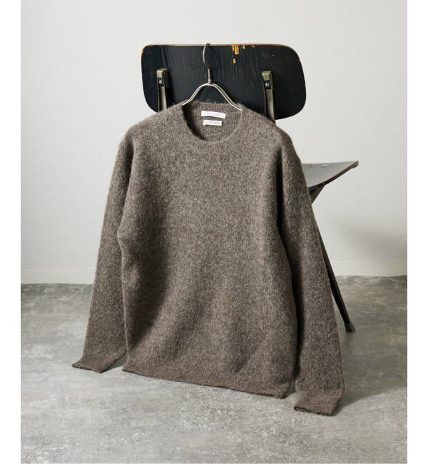 JOURNAL STANDARD「YAK / ヤク アルパカ ブレンド タック ニット」|ニット・セーター|ブラウン B