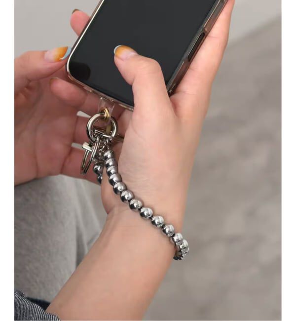 JOURNAL STANDARD relume「《WEB限定追加2》【HASHIBAMI/ハシバミ】ヘマタイトマルタマスマホストラップ」|その他|