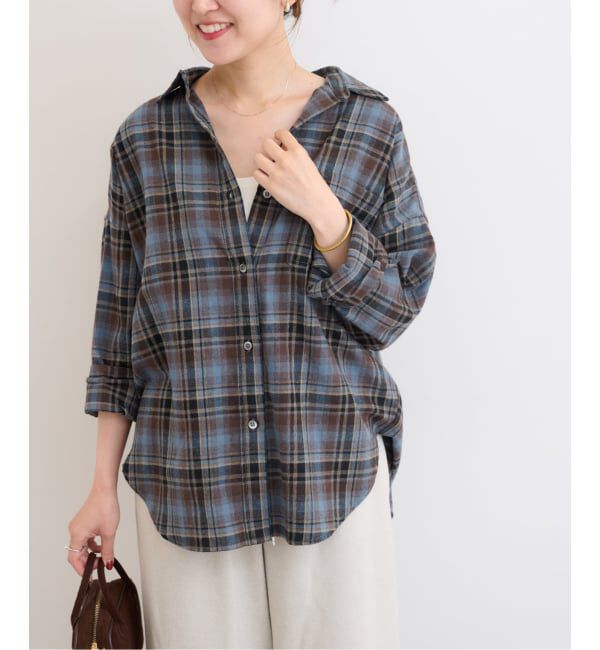 JOURNAL STANDARD relume「《追加2》CHECKオーバーサイズシャツ」|シャツ・ブラウス|