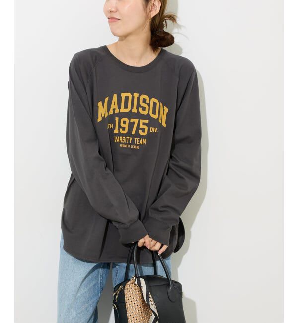 JOURNAL STANDARD relume「《追加》ラグランスリーブカレッジロングスリーブTEE」|Tシャツ・カットソー|