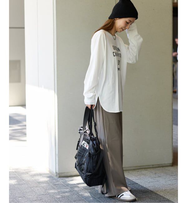 JOURNAL STANDARD relume「《追加》ラグランスリーブカレッジロングスリーブTEE」|Tシャツ・カットソー|