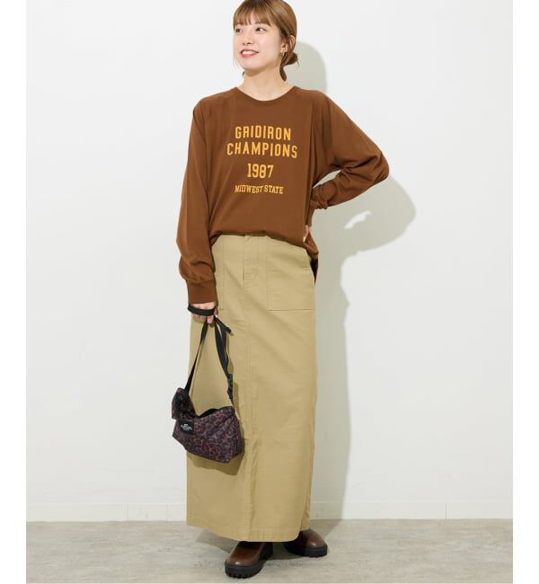 JOURNAL STANDARD relume「《追加》ラグランスリーブカレッジロングスリーブTEE」|Tシャツ・カットソー|