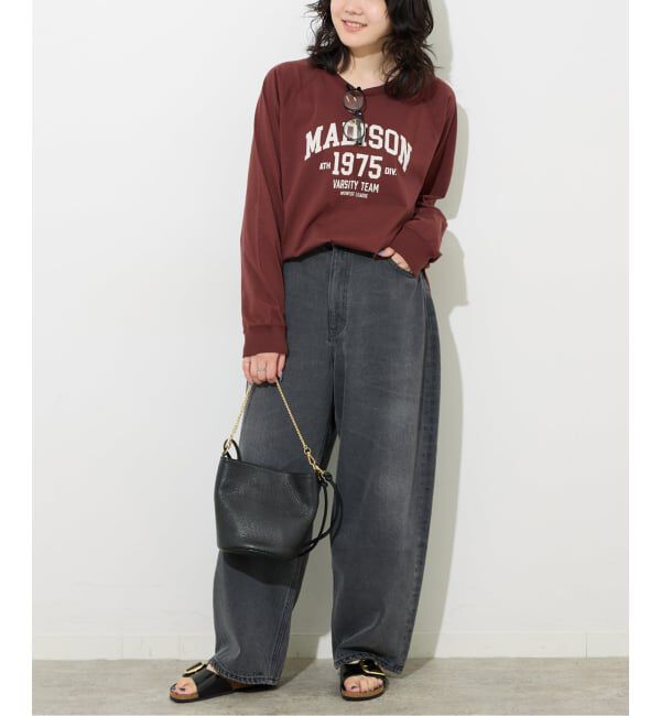 JOURNAL STANDARD relume「《追加》ラグランスリーブカレッジロングスリーブTEE」|Tシャツ・カットソー|