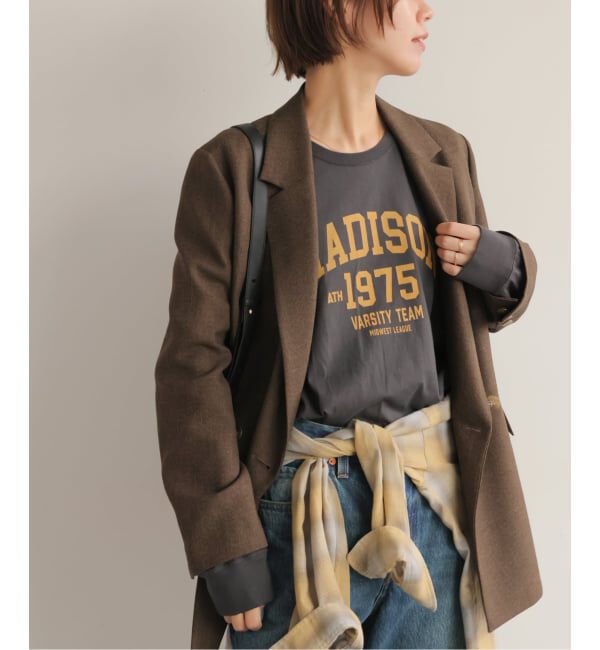 JOURNAL STANDARD relume「《追加》ラグランスリーブカレッジロングスリーブTEE」|Tシャツ・カットソー|