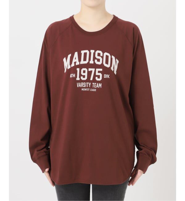 JOURNAL STANDARD relume「《追加》ラグランスリーブカレッジロングスリーブTEE」|Tシャツ・カットソー|