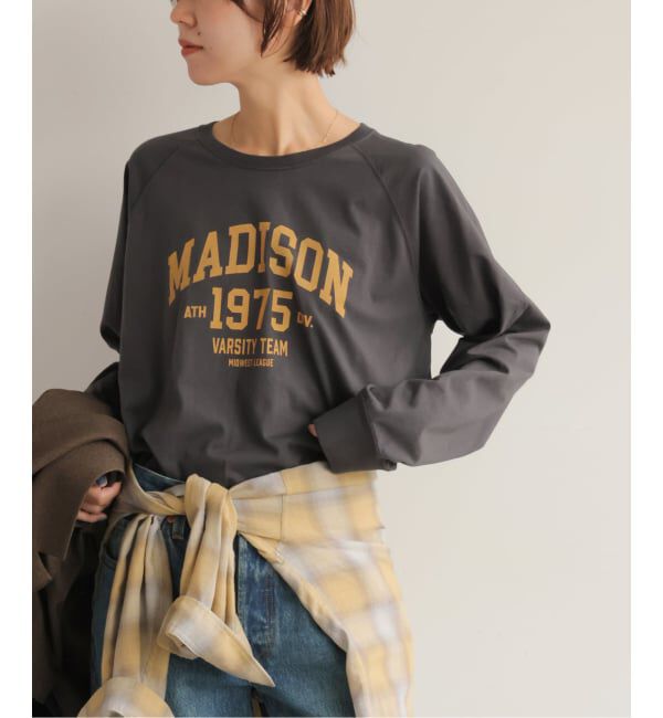 JOURNAL STANDARD relume「《追加》ラグランスリーブカレッジロングスリーブTEE」|Tシャツ・カットソー|