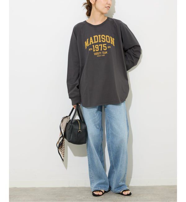 JOURNAL STANDARD relume「《追加》ラグランスリーブカレッジロングスリーブTEE」|Tシャツ・カットソー|