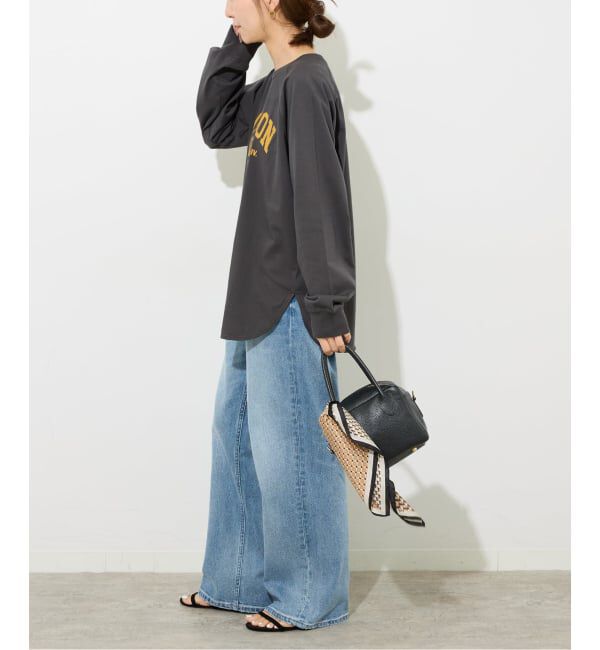 JOURNAL STANDARD relume「《追加》ラグランスリーブカレッジロングスリーブTEE」|Tシャツ・カットソー|