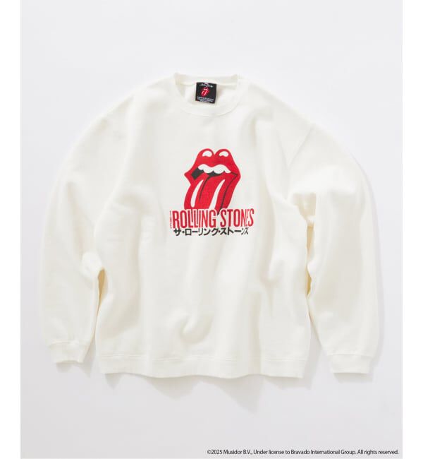 JOURNAL STANDARD relume「THE ROLLING STONES / ローリングストーンズ 別注 プリントスウェット」|スウェット・ジャージ|ホワイト
