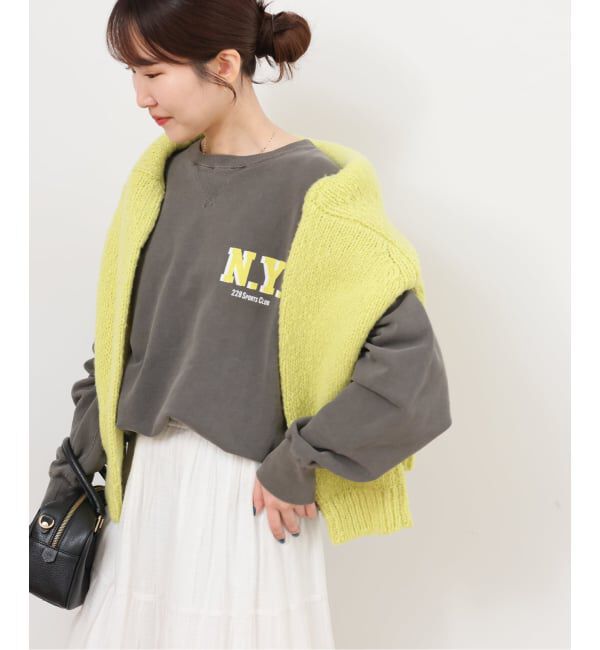 JOURNAL STANDARD relume「《追加4》【HOLIDAYS COMFORT】VINTAGEカコウロゴスウェット」|スウェット・ジャージ|ブラック A