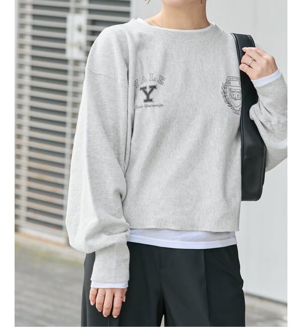 JOURNAL STANDARD「JS カレッジ クロップドスウェット」|スウェット・ジャージ|