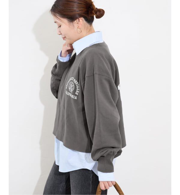 JOURNAL STANDARD「JS カレッジ クロップドスウェット」|スウェット・ジャージ|