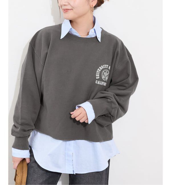 JOURNAL STANDARD「JS カレッジ クロップドスウェット」|スウェット・ジャージ|
