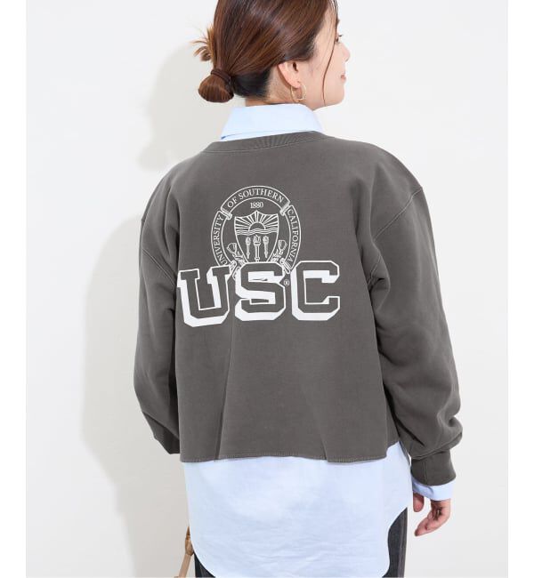 JOURNAL STANDARD「JS カレッジ クロップドスウェット」|スウェット・ジャージ|