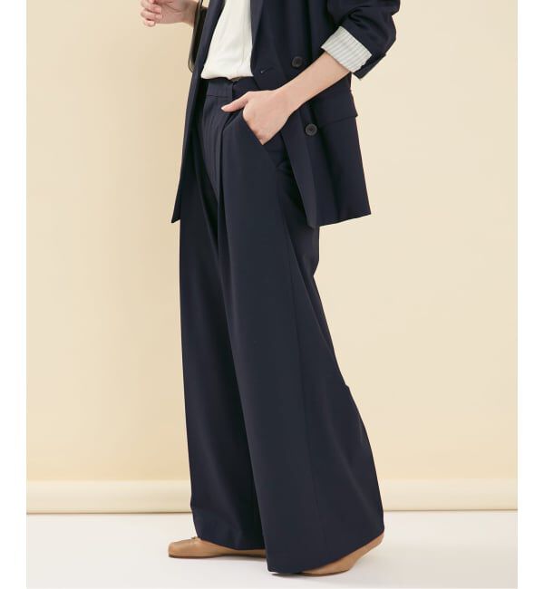 JOURNAL STANDARD「2WAYトロスラックス」|スラックス|ネイビー