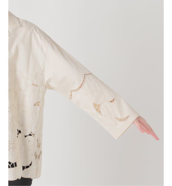 JOURNAL STANDARD「《予約》フラワーエンブロイダリースカラップシャツ」|シャツ・ブラウス|