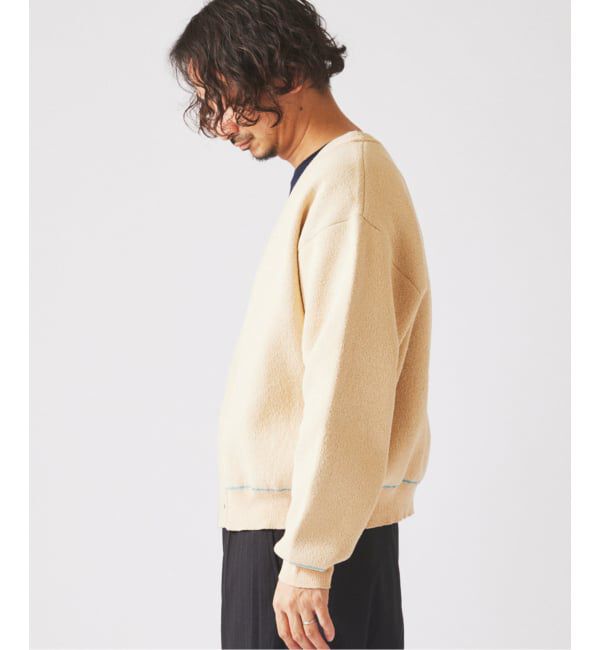 JOURNAL STANDARD relume「《予約》ドライタッチ ブークレ Vネック カーディガン」|カーディガン|