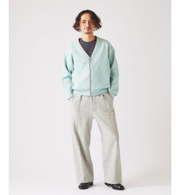 JOURNAL STANDARD relume「《予約》ドライタッチ ブークレ Vネック カーディガン」|カーディガン|