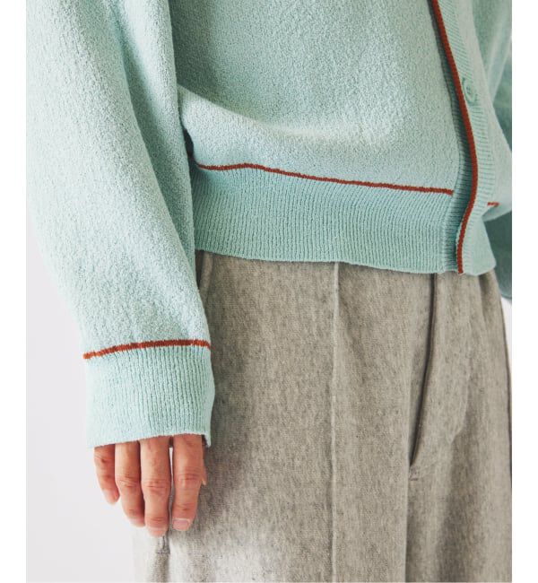 JOURNAL STANDARD relume「《予約》ドライタッチ ブークレ Vネック カーディガン」|カーディガン|