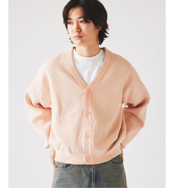 JOURNAL STANDARD relume「《予約》ドライタッチ ブークレ Vネック カーディガン」|カーディガン|