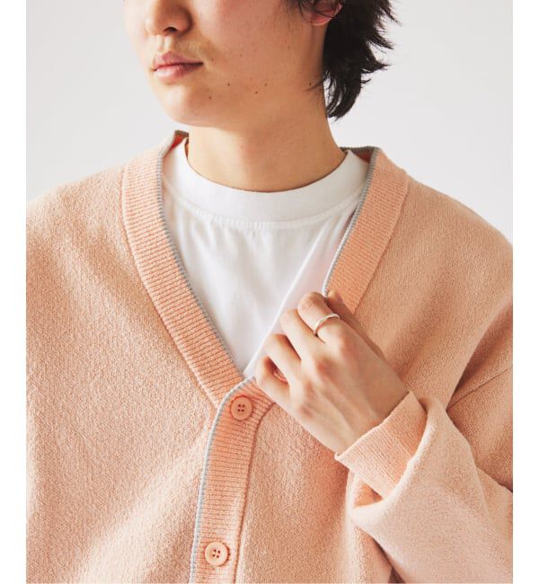 JOURNAL STANDARD relume「《予約》ドライタッチ ブークレ Vネック カーディガン」|カーディガン|