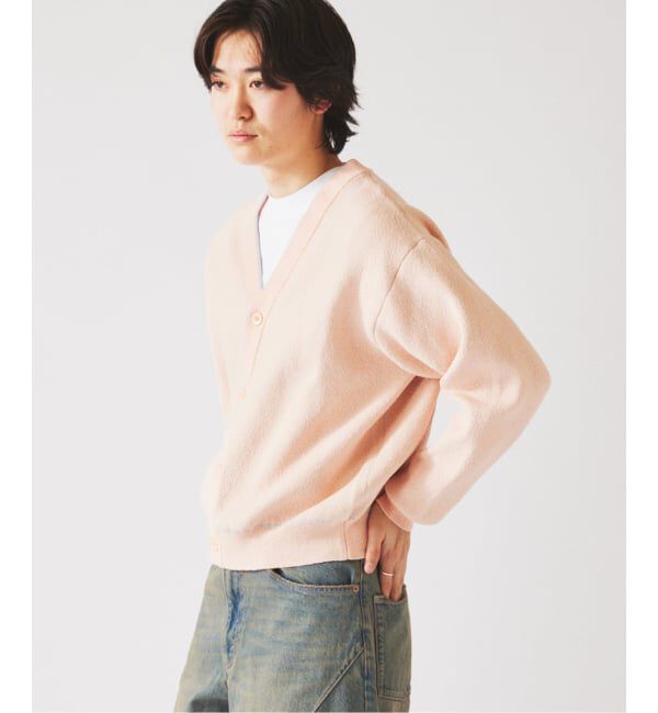 JOURNAL STANDARD relume「《予約》ドライタッチ ブークレ Vネック カーディガン」|カーディガン|
