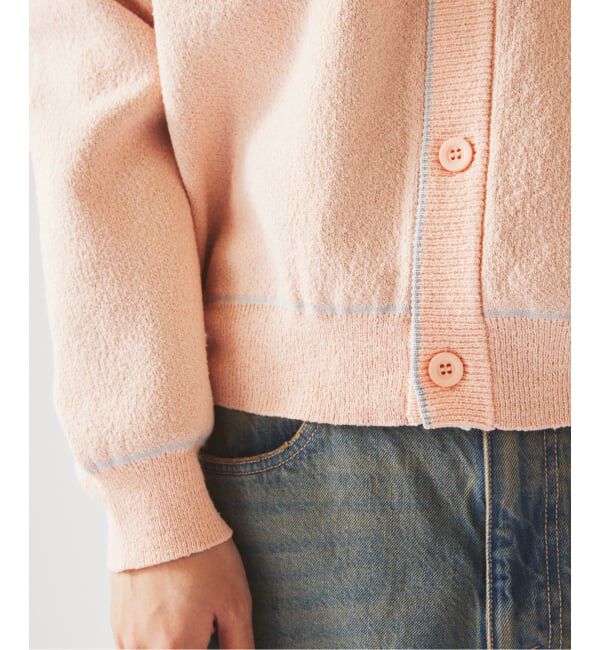 JOURNAL STANDARD relume「《予約》ドライタッチ ブークレ Vネック カーディガン」|カーディガン|
