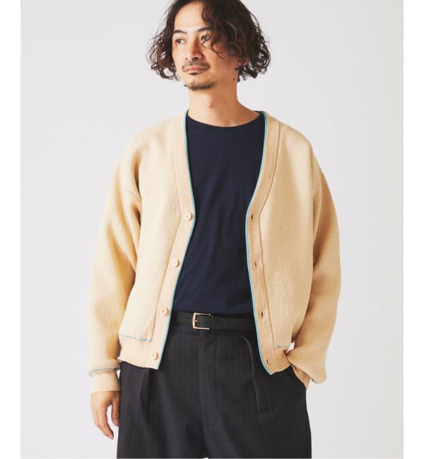 JOURNAL STANDARD relume「《予約》ドライタッチ ブークレ Vネック カーディガン」|カーディガン|