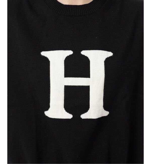 Spick and Span「ロゴジャガード フレンチスリーブニット」|ニット・セーター|