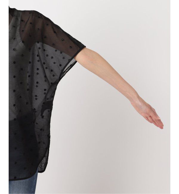 Spick and Span「シアードットサークルシャツ」|シャツ・ブラウス|