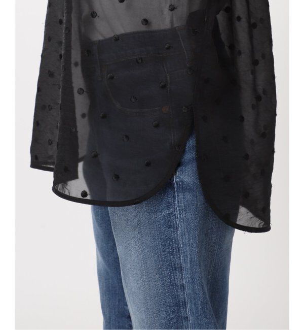 Spick and Span「シアードットサークルシャツ」|シャツ・ブラウス|