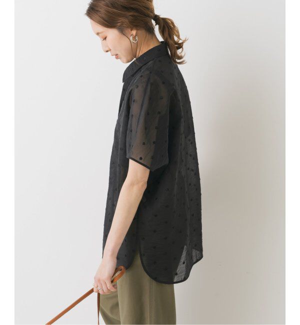 Spick and Span「シアードットサークルシャツ」|シャツ・ブラウス|