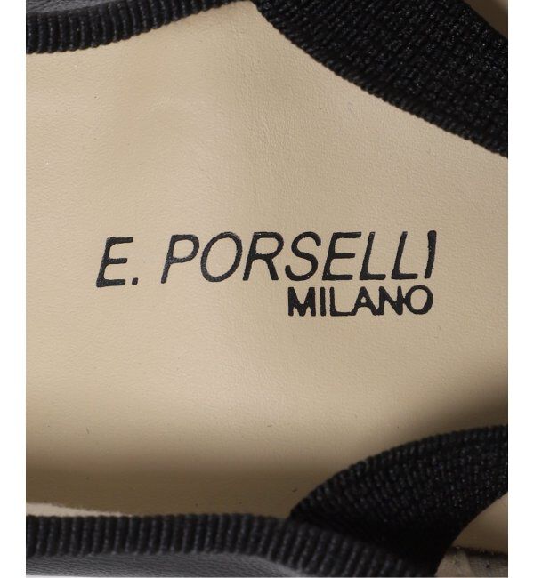 FRAMeWORK「PORSELLI/ポルセリ 別注ゴムストラップバレエシューズ」|バレエシューズ|