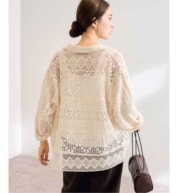 FRAMeWORK「≪追加≫アンティークレースOPカラーシャツ 2」|シャツ・ブラウス|