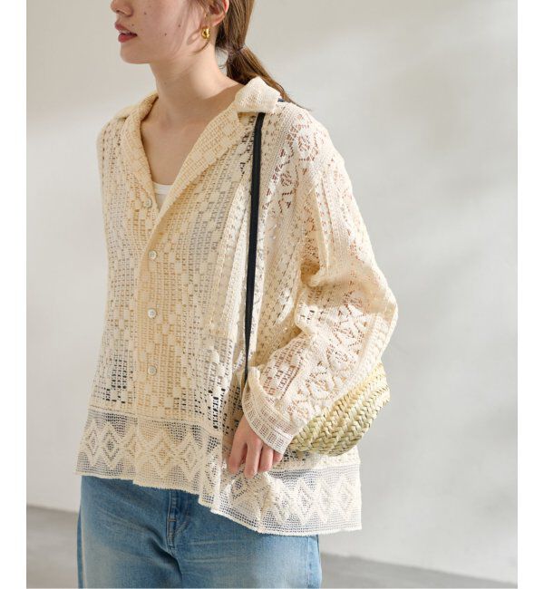 FRAMeWORK「≪追加≫アンティークレースOPカラーシャツ 2」|シャツ・ブラウス|