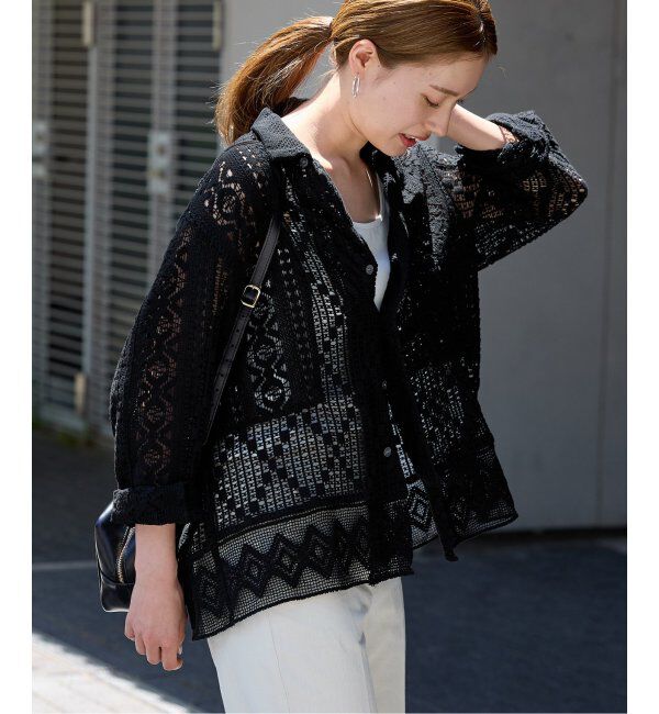 FRAMeWORK「≪追加≫アンティークレースOPカラーシャツ 2」|シャツ・ブラウス|