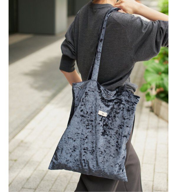 Spick and Span「Uhr/ウーア 別注Velour Tote」|トートバッグ|