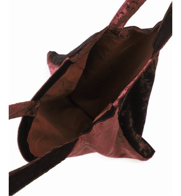 Spick and Span「Uhr/ウーア 別注Velour Tote」|トートバッグ|