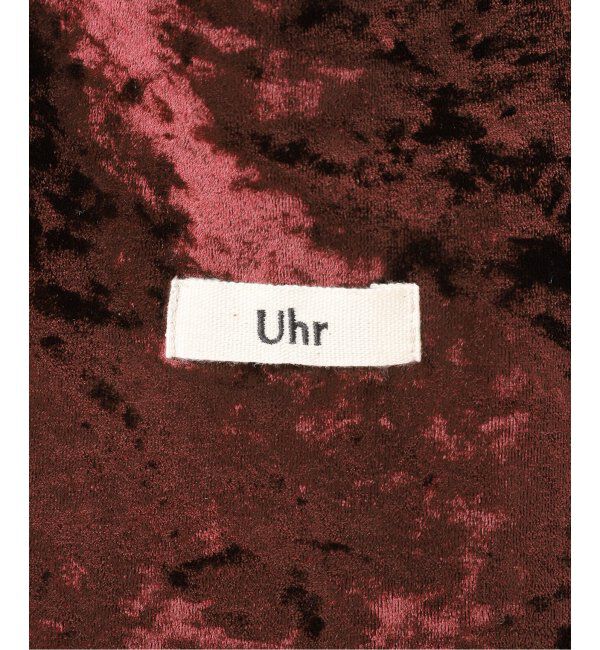 Spick and Span「Uhr/ウーア 別注Velour Tote」|トートバッグ|